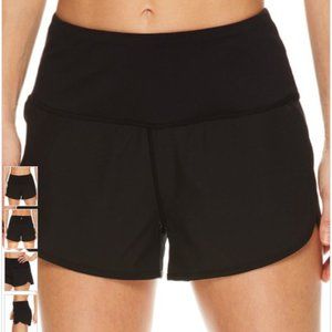 Gaiam Gianna Hi Rise Woven Shorts (Black)